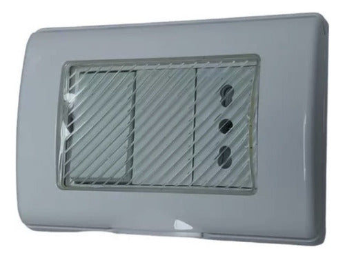 Interruptor 9/12 Tomacorriente 10/16 Exterior Embutido 2und