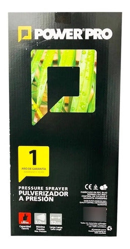 Pulverizador Fumigador Rociador Sanitizador  8 Lt Power Pro