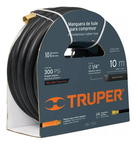 Manguera Para Compresor De Aire 1/4'' 15mts 300 Psi Truper