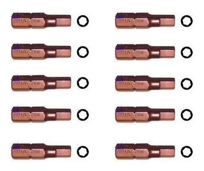 Punta Crossman Magnet. Hexagonal H-3 1/4 X25mm (10 Uni.)