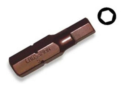 Punta Crossman Magnet. Hexagonal H-3 1/4 X25mm (10 Uni.)
