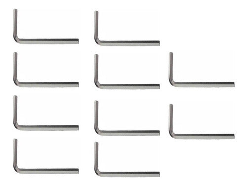 Llave Allen Pulida De 2 Mm (bolsa 10 Unidades)
