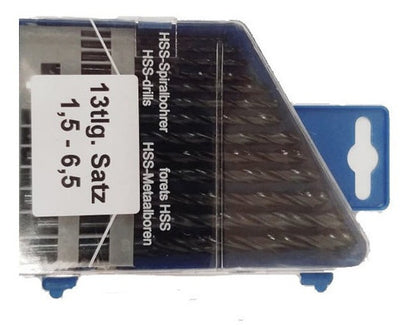Set Broca Cil Ar Metal 1,5 - 6,5 13 Pz