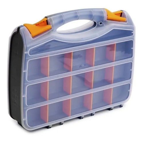 Caja Organizador Dos Lados Kendo Plastico 37x30x8 Cm