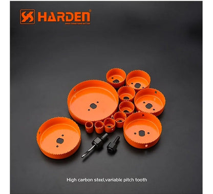 Juego Sierra Copa Madera 16 Piezas Harden
