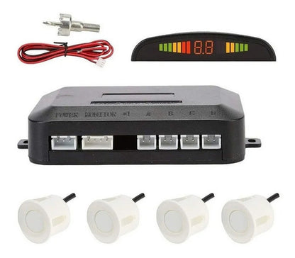 Sensor De Retroceso Blanc Distancia C/alarma Visual/auditiva
