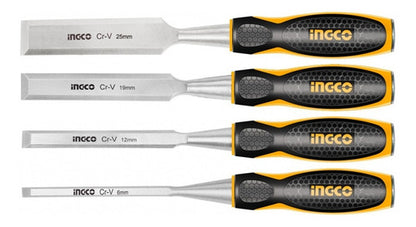 Set Formones Industrial 4 Piezas Ingco