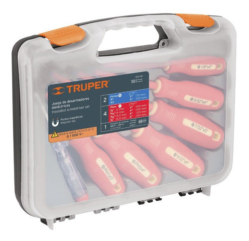 Atornillador Truper Aislado Juego. 7 Piezas Dtj-7d