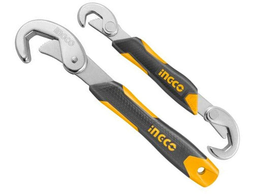 Set 2 Llaves Tuerca Ajustables Universales Multiuso Ingco