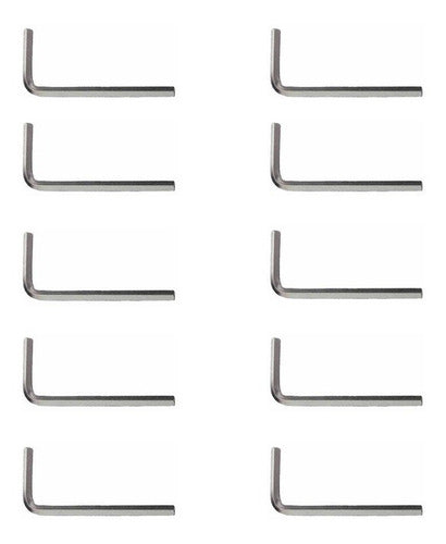 Llave Allen Pulida De 3 Mm (bolsa 10 Unidades)