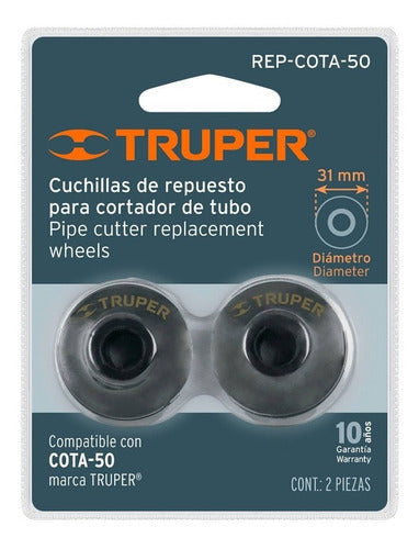 Repuesto De Cuchillas Truper P/cortatubos