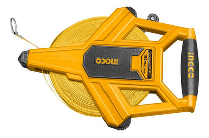 Huincha Ingco Agrimensor F/vidrio 100mts X 12,5mm (mm-pul)