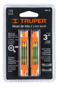 Nivel Truper De 3  Para Cuerda Set 2 Piezas