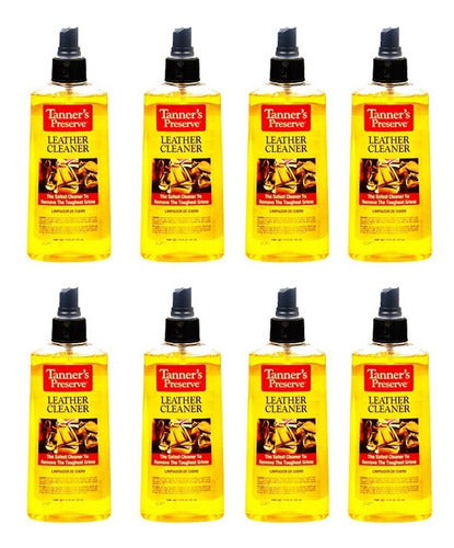 Limpiador De Cuero Tapiz Automotriz 221ml - Pack 8 Unidades