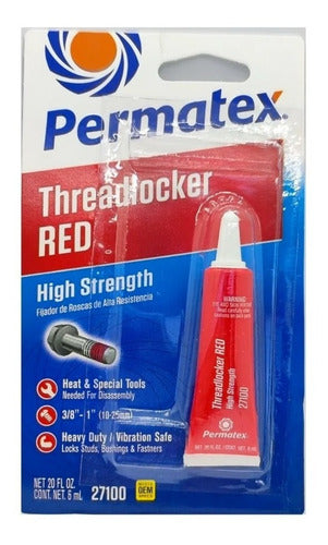 Traba Tuercas De Alta Resistencia 6 Ml- Permatex