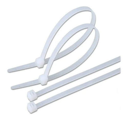 Bolsa Amarras Plásticas Blanca Tactix 150mm (100pzas)