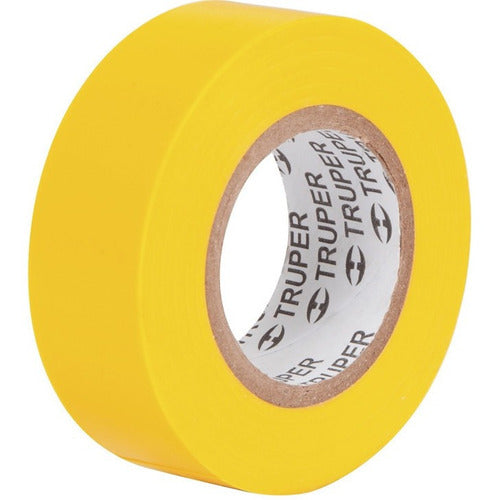 Huincha Aisladora 3/4 X 18 Mts Amarillo M-33a Truper