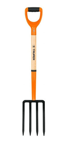 Horqueta Truper Tierra 4 Ganchos C/mango Bj-4p