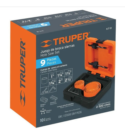 Sierra Copa Truper 9 Piezas P/madera Kit-8