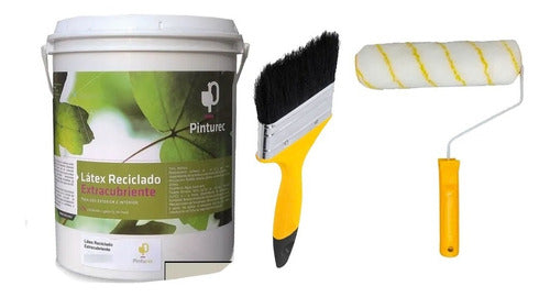 Kit Pintura Interior 1 Galon Latex (eleccion) Rodillo Brocha