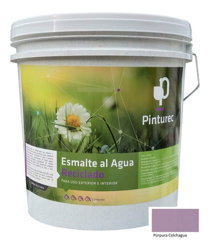 Esmalte Al Agua Pinturec Satinado Purpura Colchagua 4g