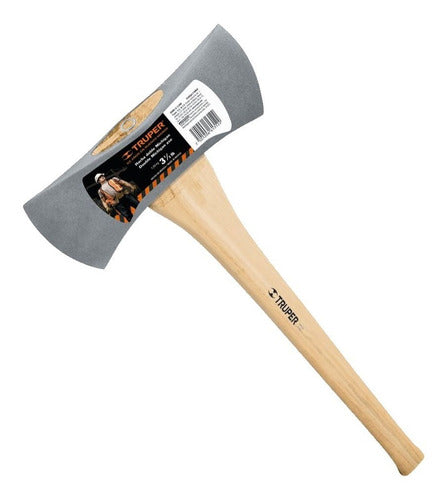 Hacha Doble Filo Michigan 3-1/2 Lbs, Mango De Hickory, 35