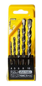 Kit Set Juego Brocas Para Cemento Concreto 5 Piezas Uyustool