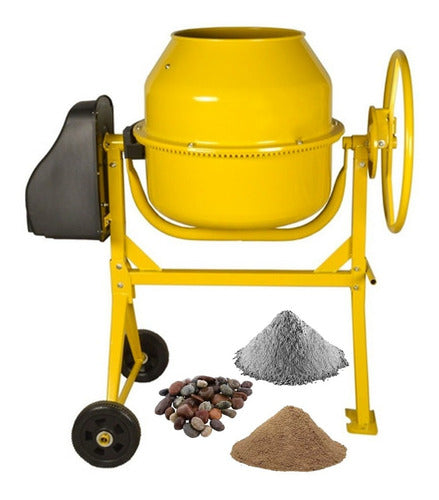 Betonera 130 Litros Marca Fox Tools 550w Mezclador