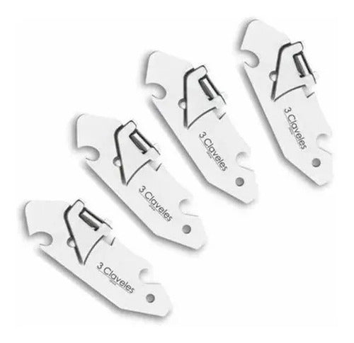 Abrelatas 3 Claveles Explorador 8 Cms Pack 4 Und