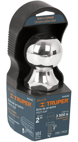 Pack Bola De Arrastre 2 PuLG 3500lb Y Acoplador Para Bola-35