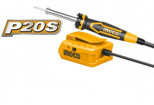 Soldadora Estaño (cautin) Ingco 20v Inalamb Bateria/cargador