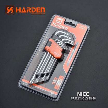 Set Llaves Torx 9 Piezas Harden T10-t50