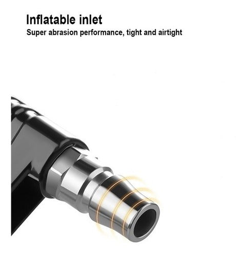 Inflador Medidor De Presión Manometro Harden 0,8 Mpa 1/4´´