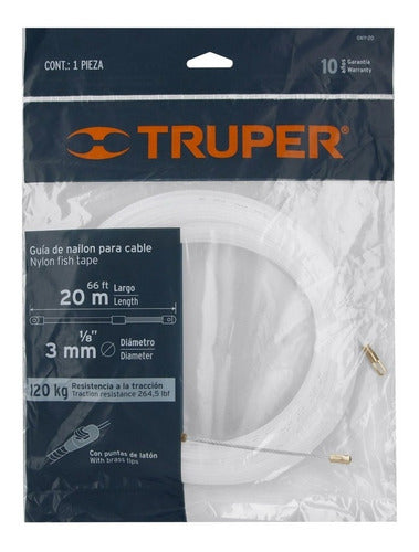 Guia P/electricista Truper De Nylon 20 Mt Gny-20