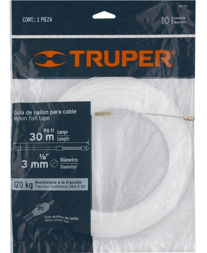 Guia P/electricista Truper De Nylon 30 Mt Gny-30