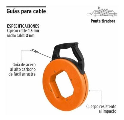 Guia Para Electricista Carrete 15 Mt Truper