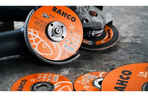 Pack 10 Discos De Corte Bahco 4 1/2 X 1mm Inox Made In Italy