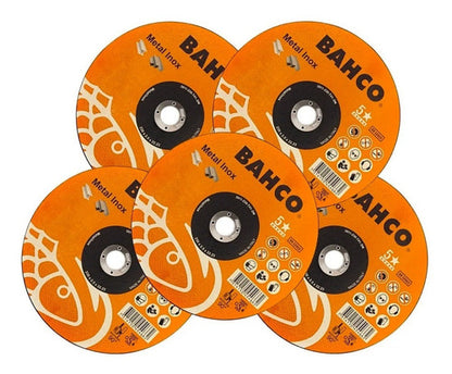 Pack 10 Discos De Corte Bahco 4 1/2 X 1mm Inox Made In Italy