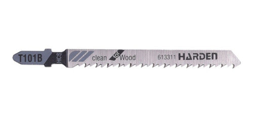 Set 5 Hojas Sierra Caladora Madera 100x75x2,5mm Harden
