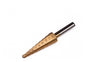 Broca Conica Escalonada  De 4 A 12 Mm Hss Paso A Paso Harden