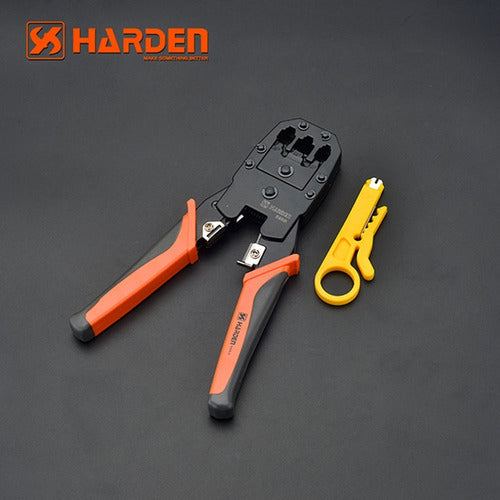Crimpeadora + Pelacable Alicate Rj45 Rj12 R11  / Harden