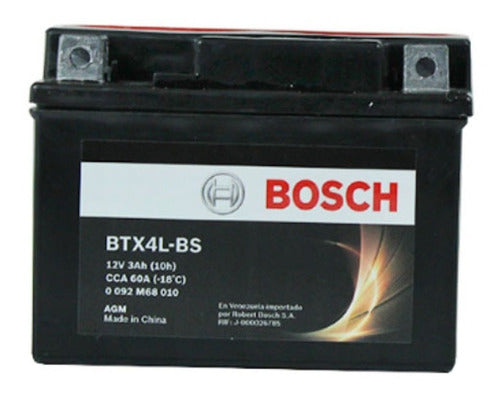 Bateria Ytx5l-bs Bosch 12v 4 Ah Pd Agm Moto