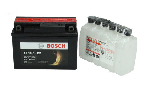 Bateria 12n6.5l-bs Bosch Moto M6 Agm
