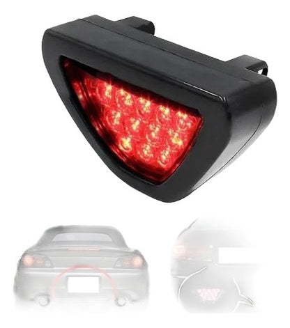 Luz De Freno Tercer Stop Auxiliar Triangular Led Roja Eficaz