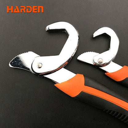 Llave Gasfiter Universal Set 2 De 9 A 32 Mm Harden + Guantes