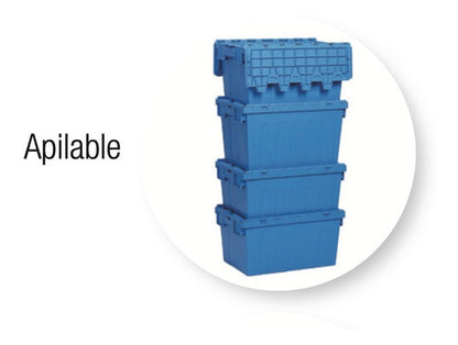 Caja Organizador Tapa Bisagrada Alta Resistencia 62 Lt 4 Und