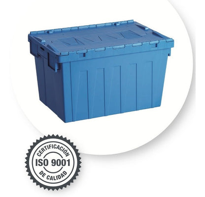 Caja Organizador Tapa Bisagrada Alta Resistencia 62 Lt 4 Und
