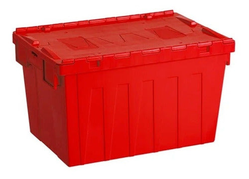 Caja Organizador Tapa Bisagrada Alta Resistencia 62 Lt 4 Und