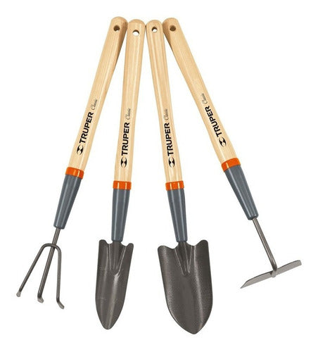 Set Herramientas Jardin 4 Piezas Mango 15 Truper