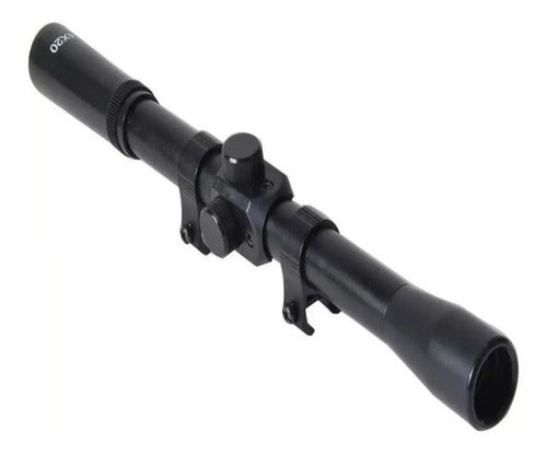 Mira Telescopica Rifle Pcp Rifles Pistones Airsoft Caza 4x20